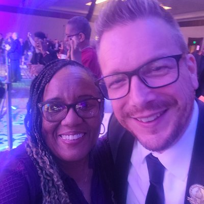 Regina Baker-Chenier with Joe Mull