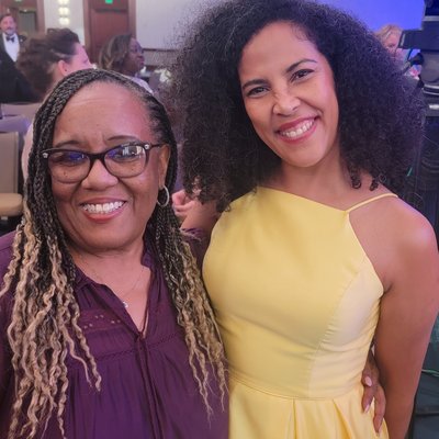 Regina Baker-Chenier with Kay De Simone