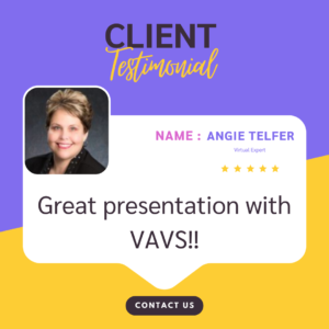 Angie Telfer Virtual Expert Client Testimonial